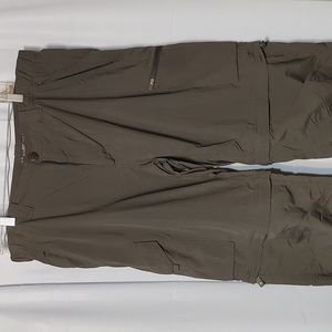 Columbia Cargo pants to shorts.